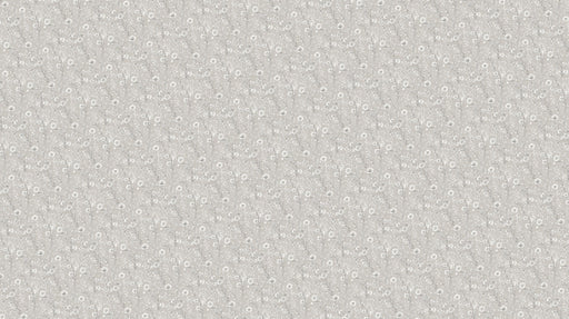Light Gray & White Daisy Pattern - Subtle Wallpaper for Living Rooms