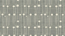 Dark Gray & Beige Dotted Dandelion Pattern - Geometric Wallpaper for Living Rooms