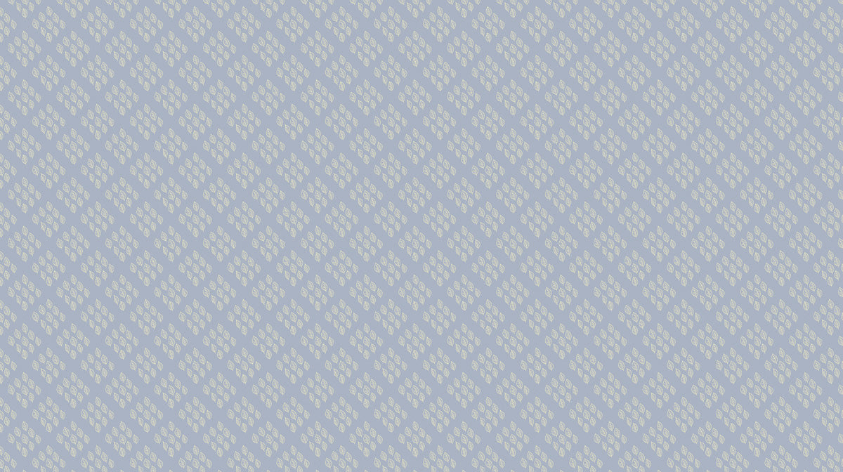 White & Gray Leves - Minimalist Wallpaper for Anyroom