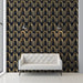 Golden Arch Layers Mural Wallpaper ¨C Luxury Black & Gold Design for Modern Interiors