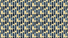 Golden Wave Arches Wallpaper ¨C Art Deco Mural with Deep Blue and Metallic Gold