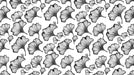 Elegant Arched Ginkgo Wallpaper ¨C Artistic Botanical Mural in Black & White