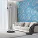 Sky Breeze Ginkgo Wallpaper ¨C Light Blue Botanical Mural for Fresh Interiors