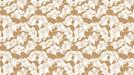 Desert Bloom Ginkgo Wallpaper ¨C Warm Terracotta Botanical Wall for Bedrooms
