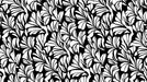 Monochrome Petal Burst Wallpaper ¨C Black and White Bold Floral for Dining Rooms