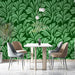 Emerald Forest Petal Wallpaper ¨C Bold Green Botanical Statement Wall