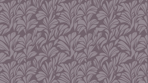 Abstract Leaf Mural Wallpaper | Olive and Black Jungle Silhouette