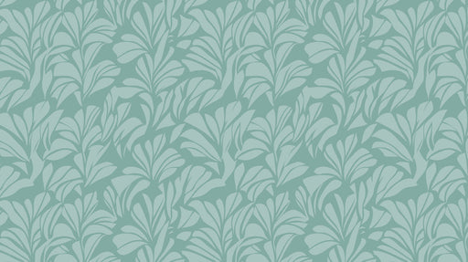 Abstract Leaf Mural Wallpaper | Ivory on Ivory Gentle Leaves
