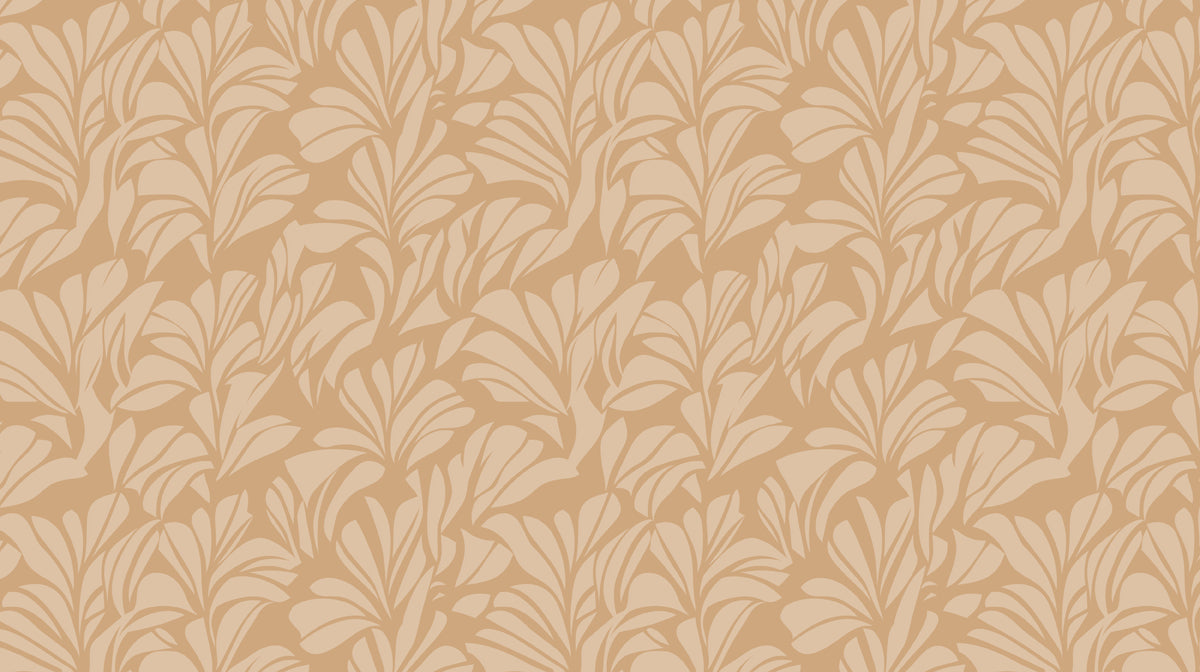 Abstract Leaf Mural Wallpaper | Emerald and Mint Green Botanical Pop