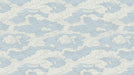 Abstract Wave Mural Wallpaper | Soft Blue with Cream Ocean Swirl Pattern