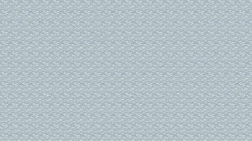 Coastal Breeze Mural Wallpaper | Dusty Blue and White Flowing Wave Pattern