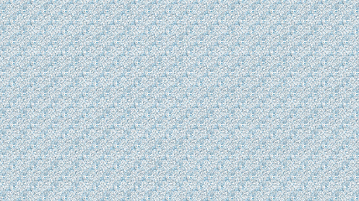Whirling Seafoam Mural Wallpaper | Artistic Blue Swirl Pattern with Light Reflections
