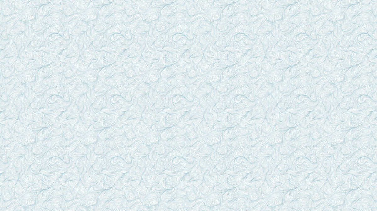 Whispering Currents Mural Wallpaper | Light Turquoise Swirl Lines on White Background
