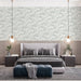 Stormwave Line Art Mural Wallpaper | Sage on Ivory Wave Pattern