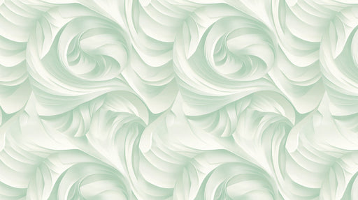Mint Dreamwave Mural Wallpaper | Abstract Soft Swirl in Pastel Green