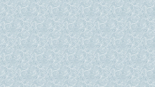 Stormwave Line Art Mural Wallpaper | Sage on Ivory Wave Pattern
