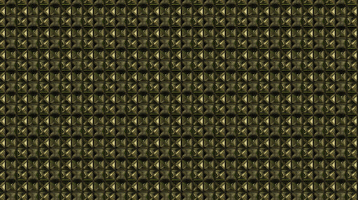 Pyramid Illusion Mural Wallpaper | Deep Olive 3D Textured Grid