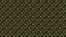 Pyramid Illusion Mural Wallpaper | Deep Olive 5D Textured Grid