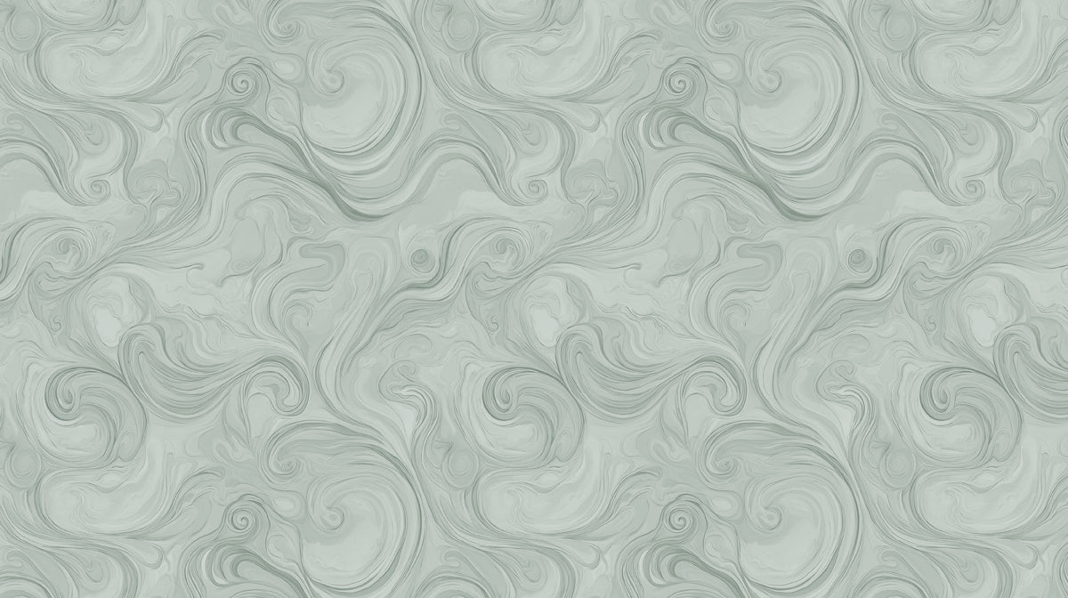 Whispering Sage Swirls Mural Wallpaper | Gentle Abstract Flow