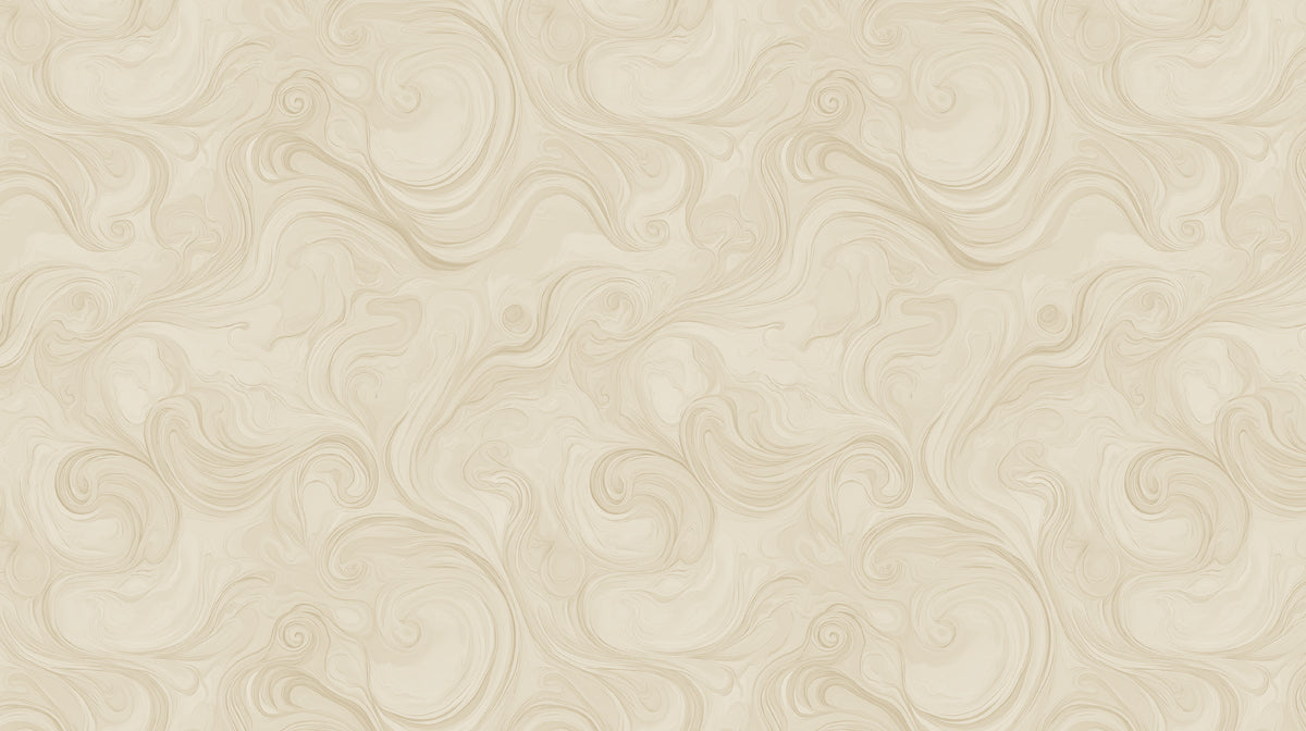 Sandy Beige Swirls Mural Wallpaper | Muted Abstract Movement