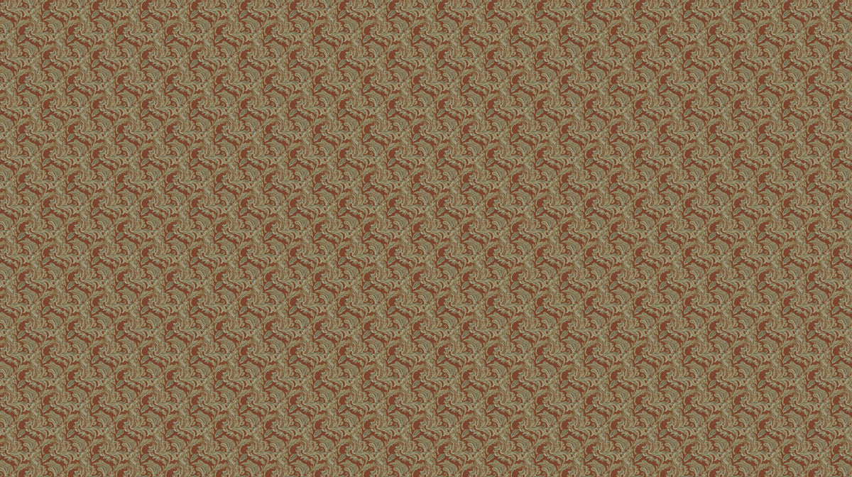 Sottile Murale di Parete con Testura di Terracotta Paisley | Raffinato Motivo Terroso