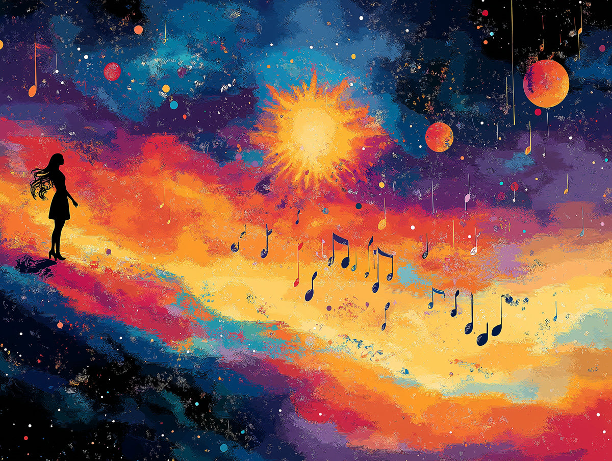 Stargazer's Dream Mural Wallpaper | Émerveillement du Ciel Nocturne Éthéré