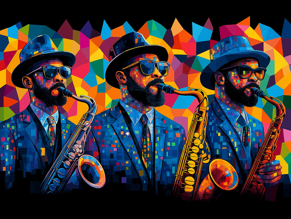 Papier Peint Mural Jazz Nouvelle-Orléans | Âme Musicale Vibrante