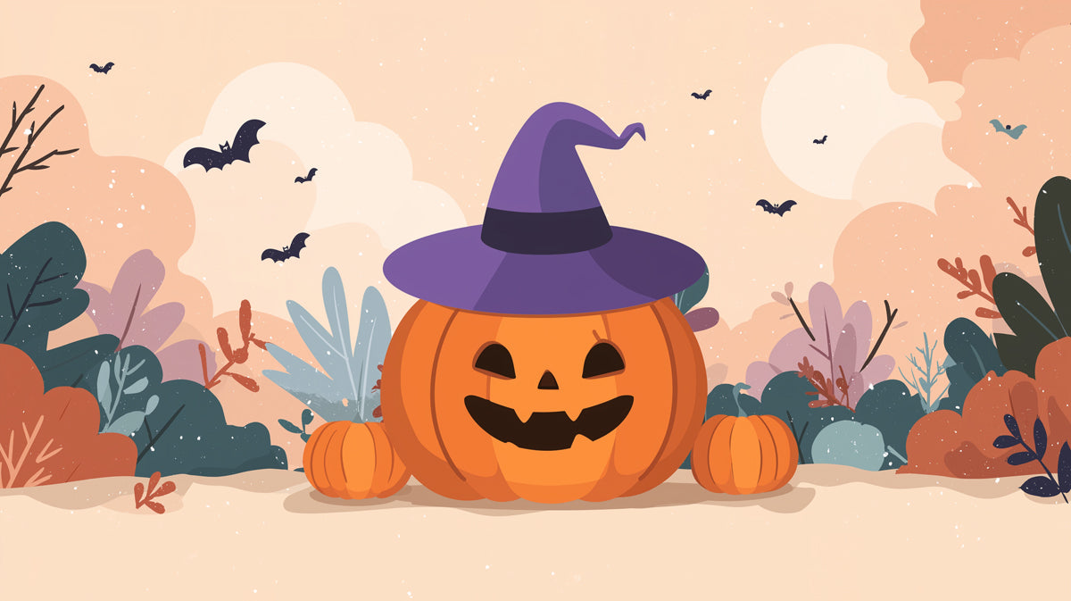 Classic Jack-O'-Lantern Wallpaper | Festive Halloween Pumpkin Scene