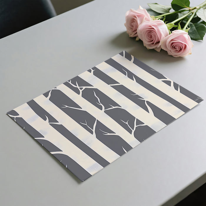 Modern Birch Forest Mural Wallpaper | Graphic Tree Design