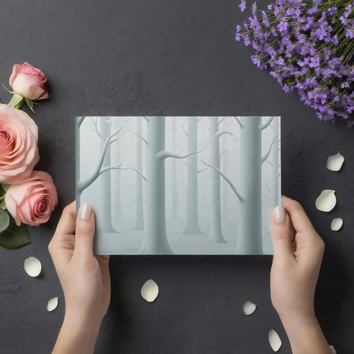 Ghostly Forest Mural Wallpaper | Ethereal & Moody