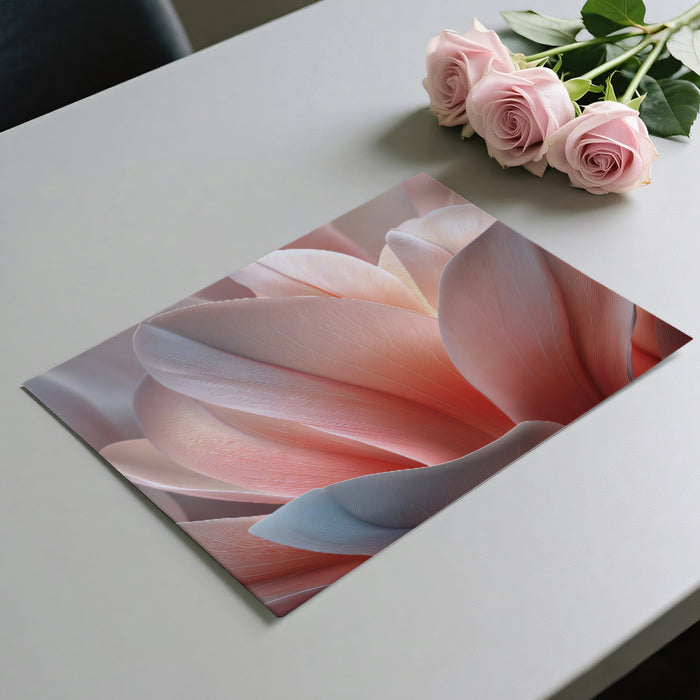 Soft Glow Floral Mural Wallpaper | Romantic Gradient Pink Petals for Modern Interiors