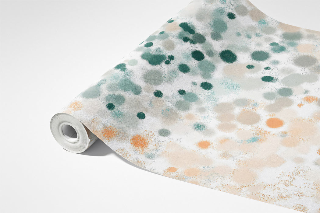 Modern Abstract Mural Wallpaper | Minimalist Speckle Pattern