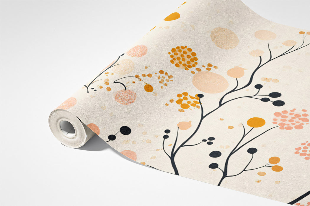 Abstract Tree Branches Mural Wallpaper | Modern Botanical Print