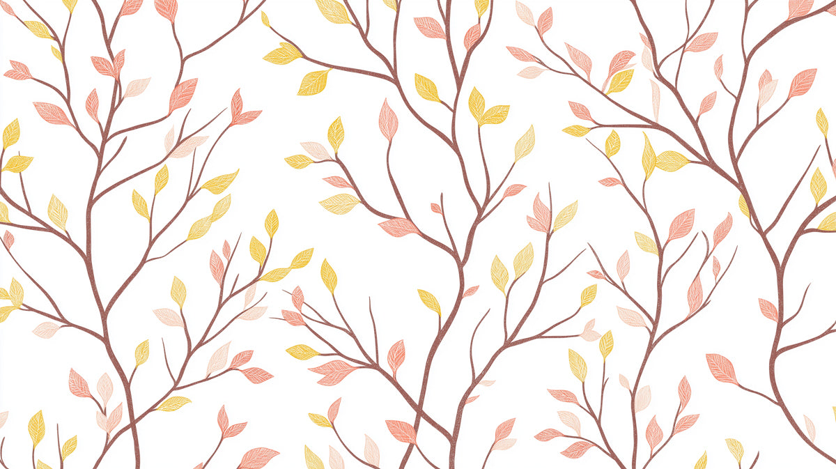 Minimalist Tree Branches Mural Wallpaper | Elegant Modern Print