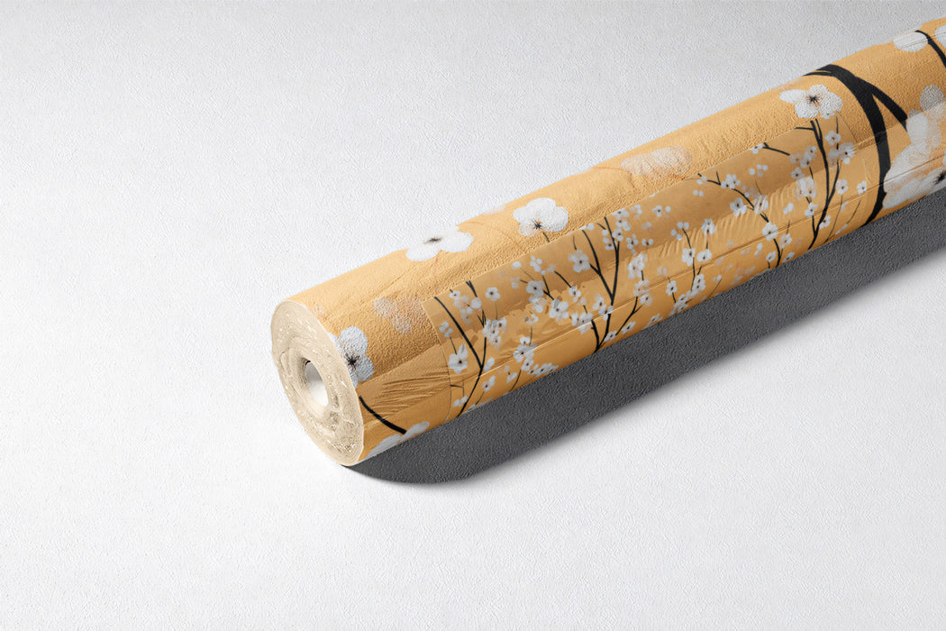 Elegant Cherry Blossom Mural Wallpaper | Artistic Floral Print