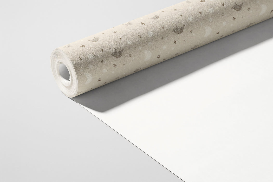 Whispering Celestial Mural Wallpaper | Faded Tones