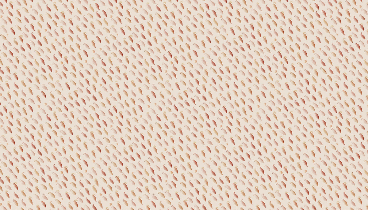 Textured Petal Mural Wallpaper | Blush & Cream
