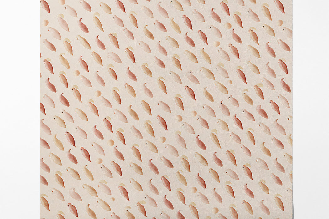 Textured Petal Mural Wallpaper | Blush & Cream