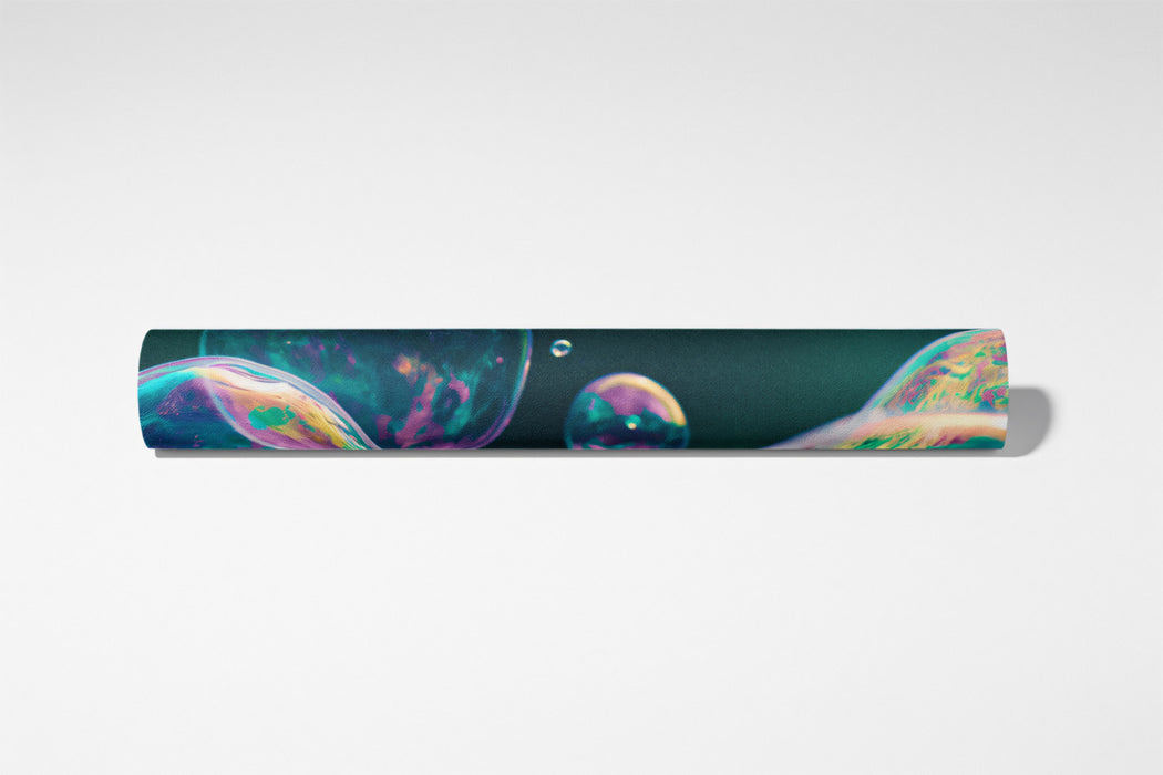 Vibrant Bubble Mural Wallpaper | Deep Teal