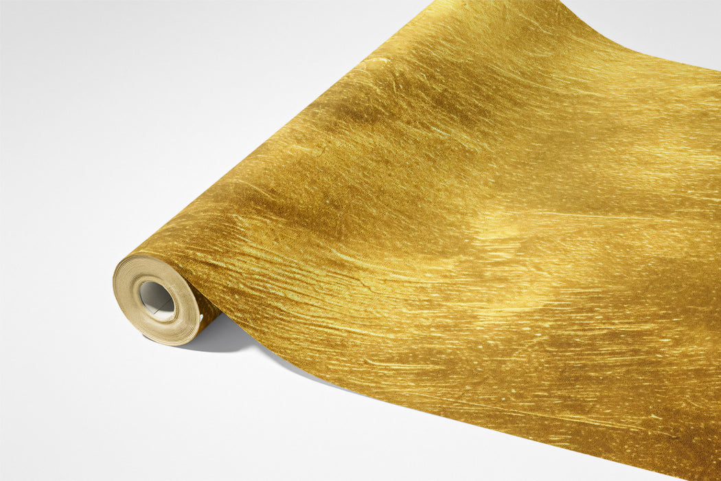 Brushed Gold Abstract Mural Wallpaper | Subtle & Luminous
