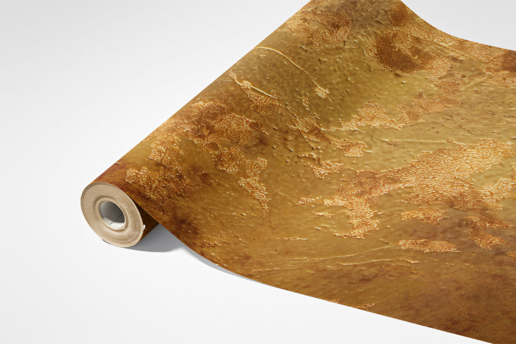 Multi-Layered Gold Mural Wallpaper | Abstract & Luminous