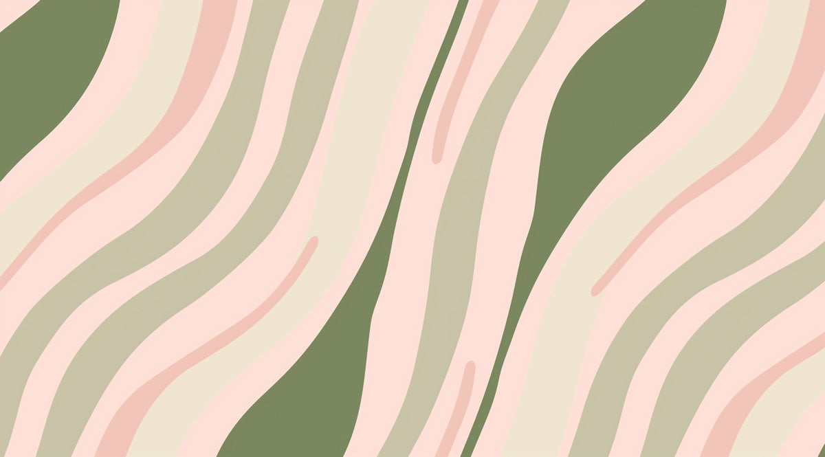 Abstract Organic Stripe Mural Wallpaper | Earthy & Fluid