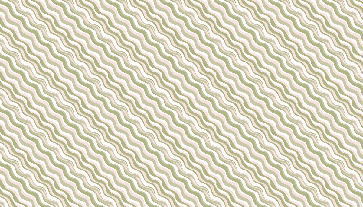 Subtle Wavy Line Mural Wallpaper | Diagonal & Textured