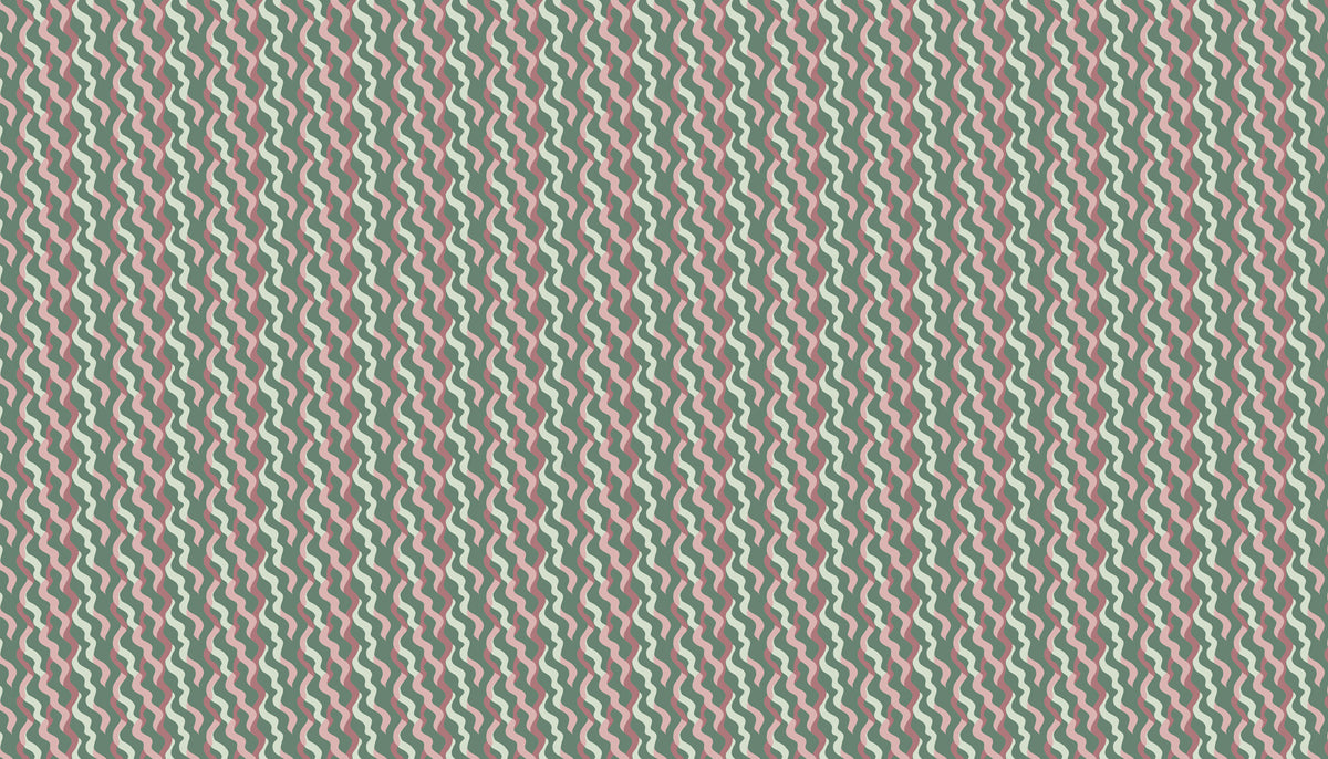 Fine Wavy Line Mural Wallpaper | Vertical & Textured