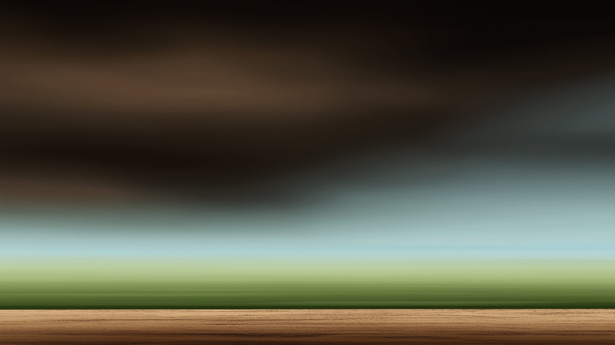 Abstract Blurry Landscape Mural Wallpaper | Serene & Minimalist