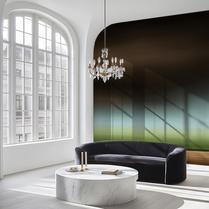 Abstract Blurry Landscape Mural Wallpaper | Serene & Minimalist