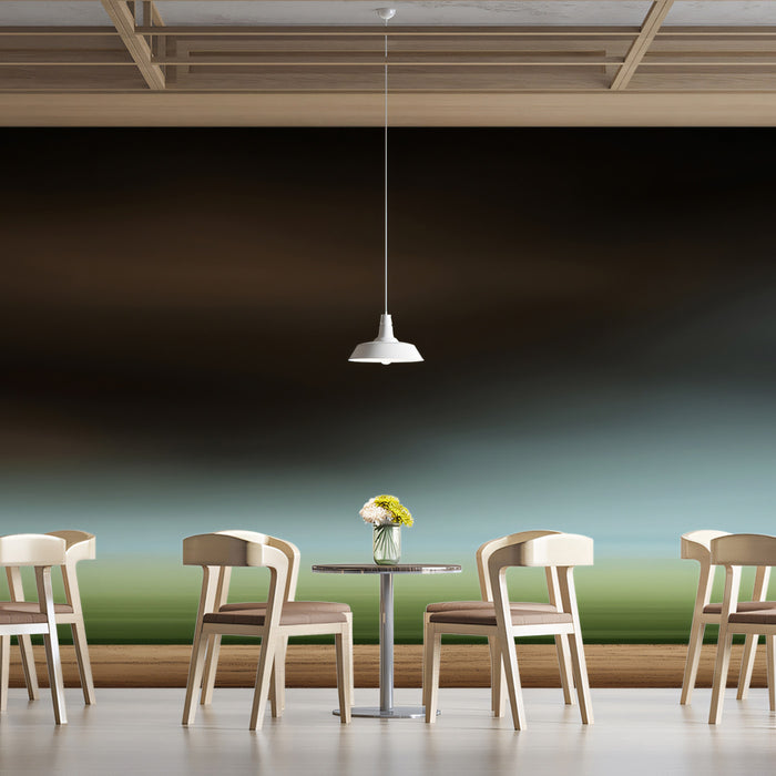 Abstract Blurry Landscape Mural Wallpaper | Serene & Minimalist