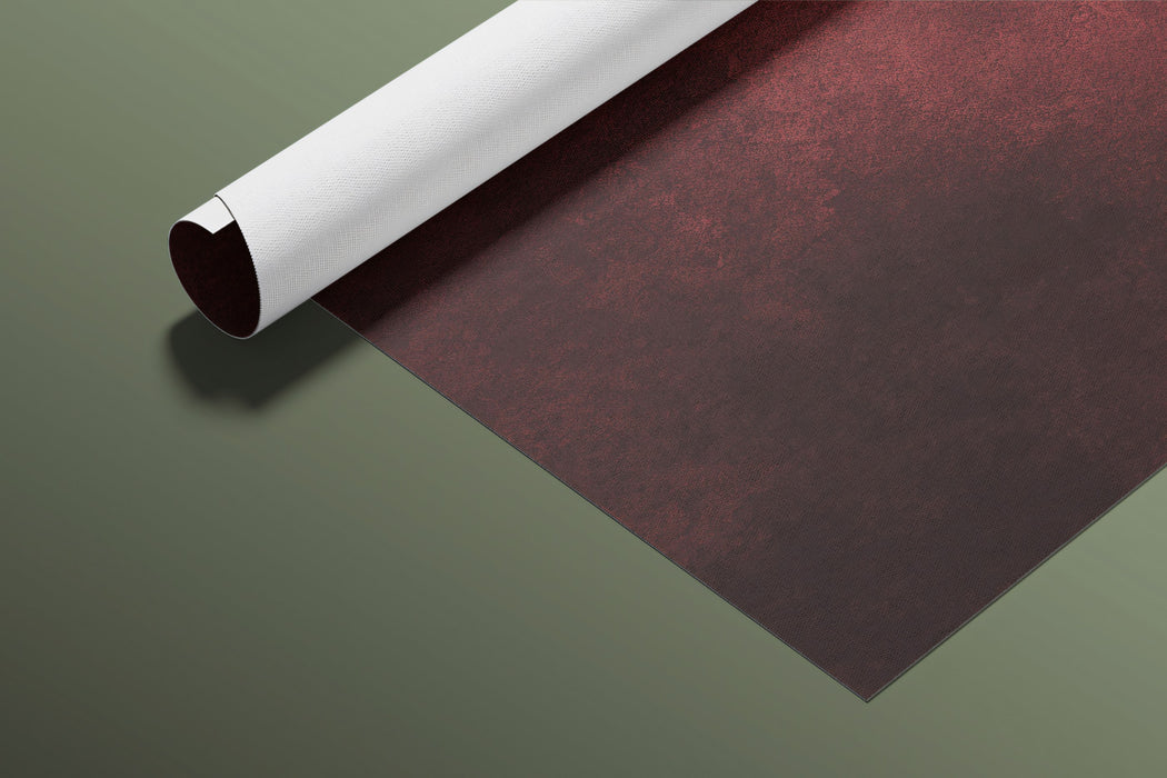 Deep Red Gradient Mural Wallpaper | Rustic Concrete Texture for TV Wall