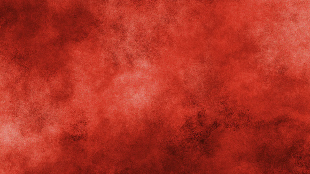 Vibrant Red Plaster Mural Wallpaper | Artistic Watercolor Texture