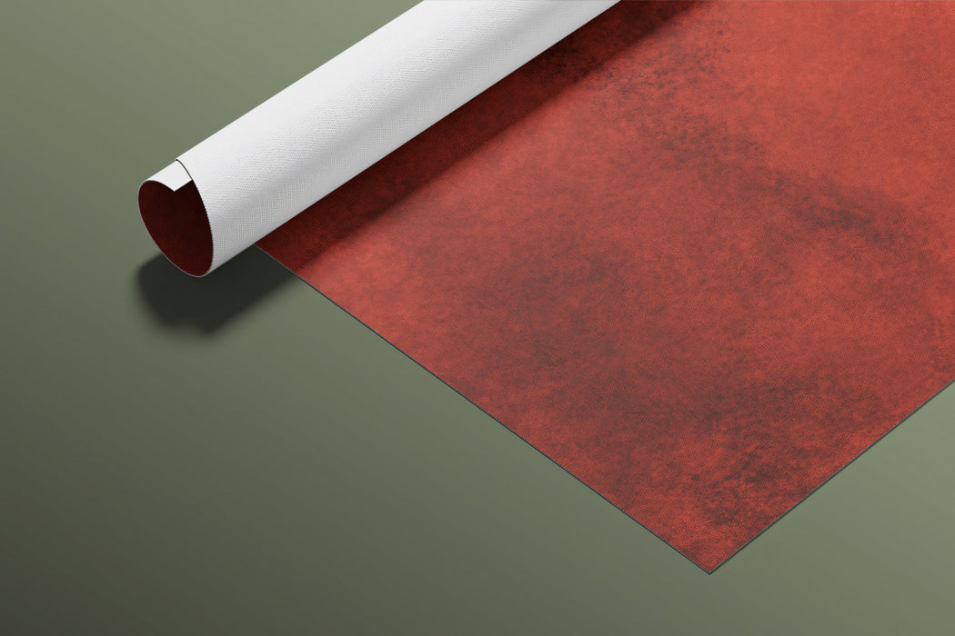 Vibrant Red Plaster Mural Wallpaper | Artistic Watercolor Texture